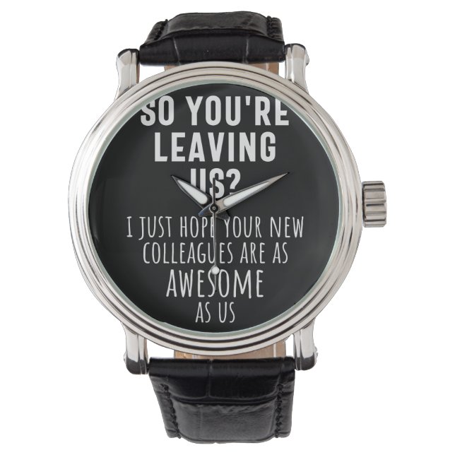 colleague farewell, retirement, coworker, goodbye, watch (Front)