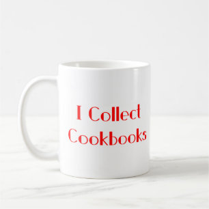 collect cookbooks coffee mug