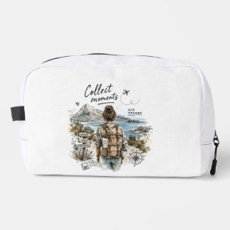 Collect Moments Not Things Travel Quote Dopp Kit
