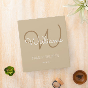 Collect / Organize Family Recipes Binder