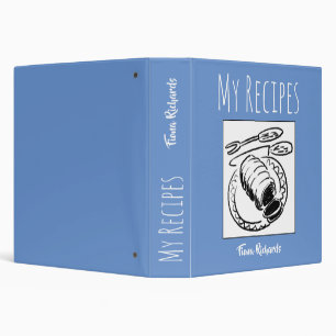 Collect & Store Favourite Recipes. Add Name. Binder