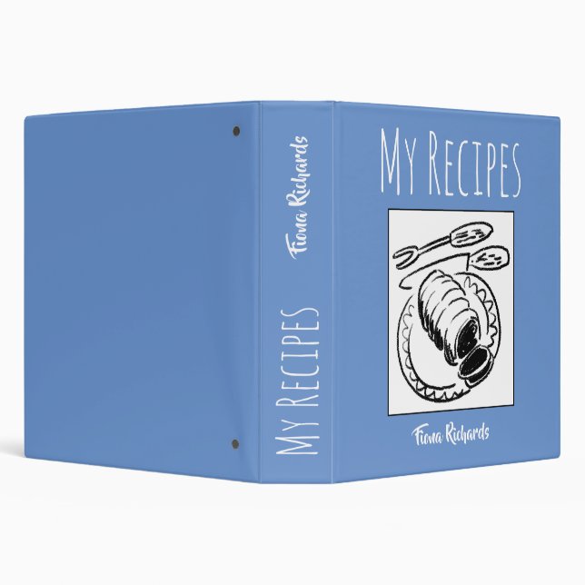 Collect & Store Favourite Recipes. Add Name. Binder (Background)
