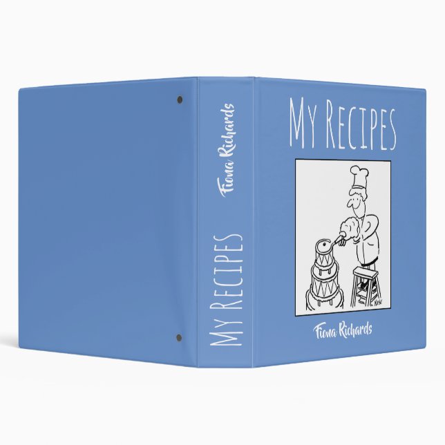 Collect & Store Favourite Recipes. Add Name. Binder (Background)
