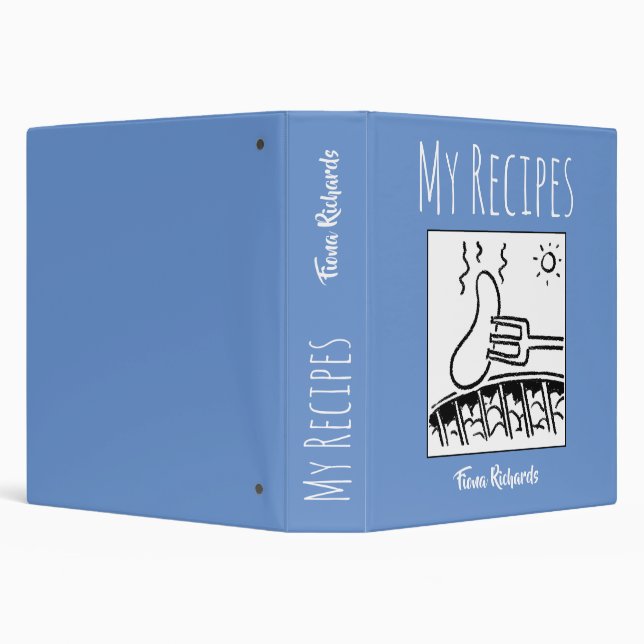 Collect & Store Favourite Recipes. Add Name. Binder (Background)