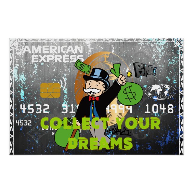 Collect Your Dreams (Black Card Pop) Poster (Front)