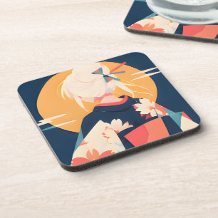Collectable Plastic Coaster The Golden Reverie