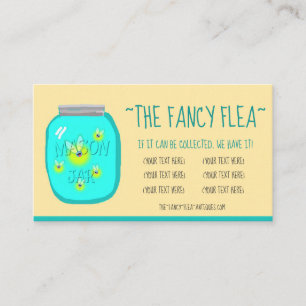 Collectables (bugs in a jar) business card
