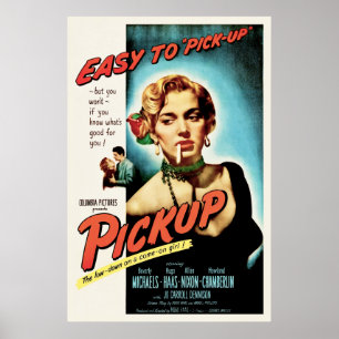 Collecte - affiche de film Noir de film du cru