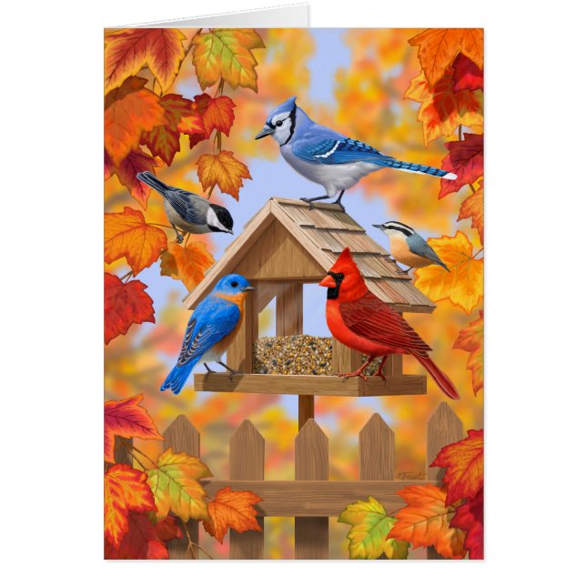 Collecte d'oiseaux d'automne (Devant)