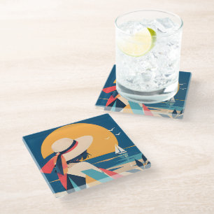 Collectible Anime Inspired Glass Coaster