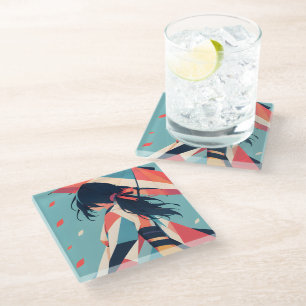 Collectible Anime inspired Glass Coaster