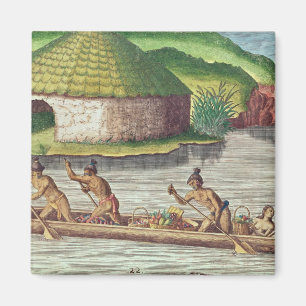 Collecting Crops for the Communal Storehouse Magnet