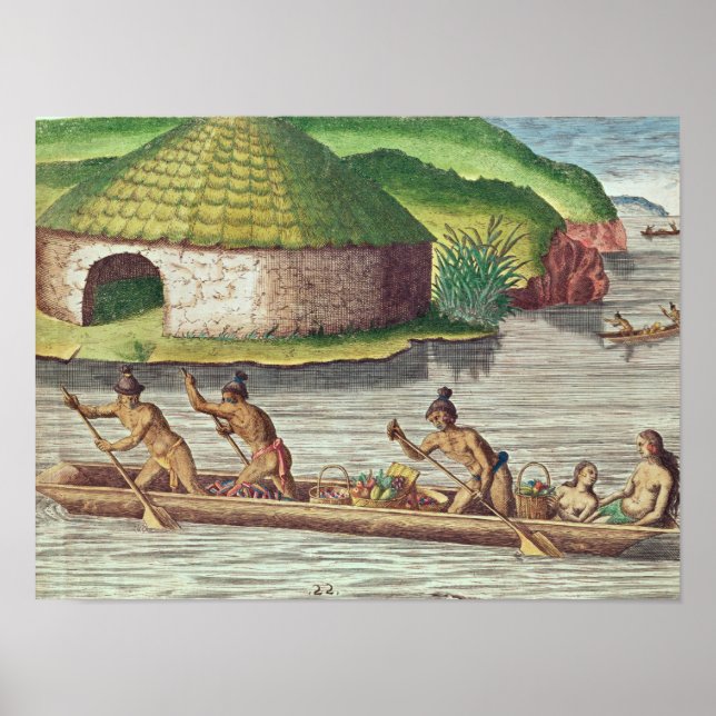 Collecting Crops for the Communal Storehouse Poster (Front)