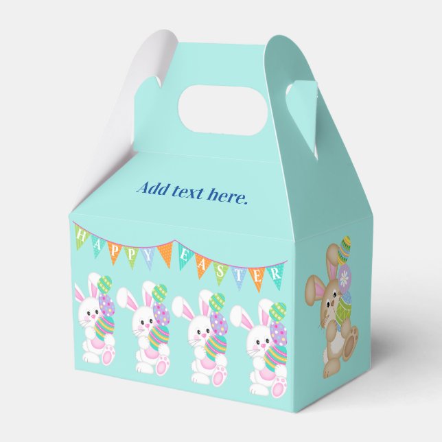 Collecting Easter Eggs  Favor Box (Front Side)