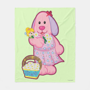 Collecting Flowers with Melanie Fleece Blanket
