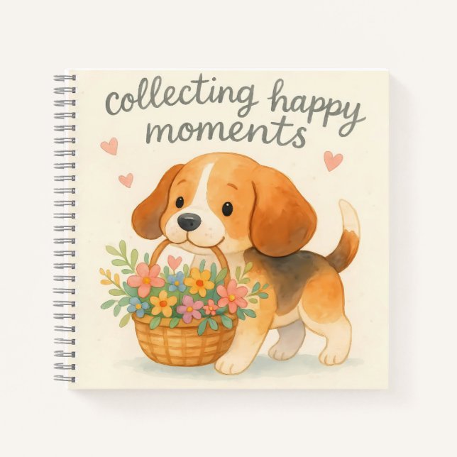 Collecting Happy Moments Notebook (Front)