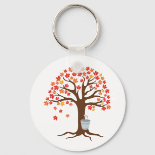 Collecting Syrup Keychain