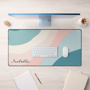 Collection Abstrait Moderne Rose Pâle Menthe