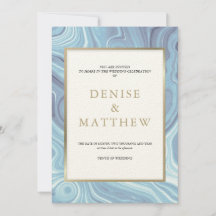 Collection Agate Omphalodes Invitation Bleu