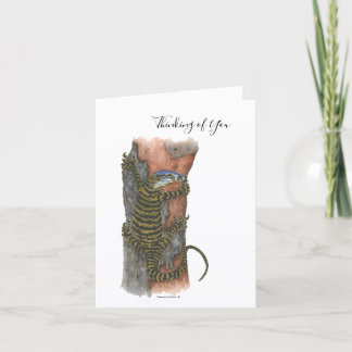 Collection Australian Lizard Note Card