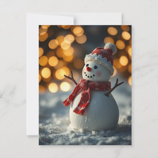 Collection bébé neige Cartes de Noël (Devant)