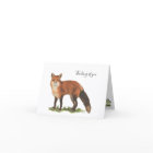 Collection Carte de Note Fox