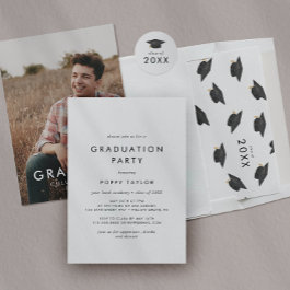 Chic Typography Minimal Graduation Collection
