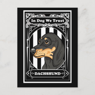 Collection de cartes postales Dachshund