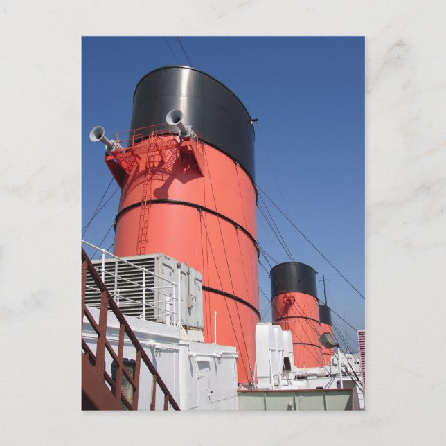 Collection de cartes postales RMS Queen Mary (Devant)