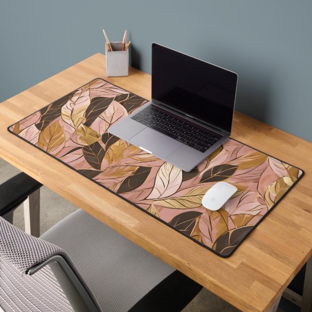 Collection de Feuilles de Boho Rouge Rose Populair (Bureau 2)