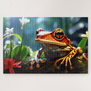 Collection de grenouilles Jigsaw Puzzle du Costa R