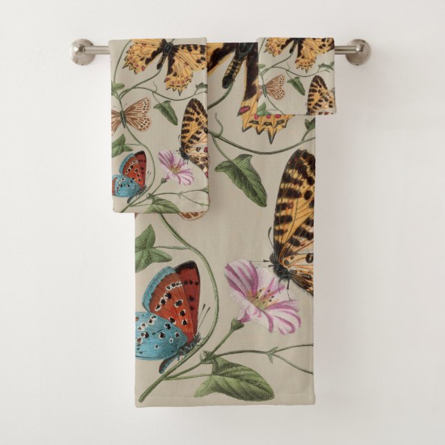 Collection de la papillon Moth Nature Dessin (En situation)