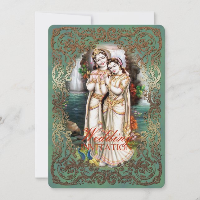 Collection de Mariages Radha Krishna - Carte d'inv (Devant)