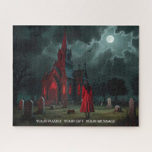 Collection de puzzle d'art gothique rouge