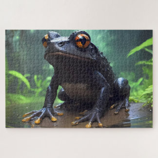 Collection de puzzles de Jigsaw de grenouilles Cos