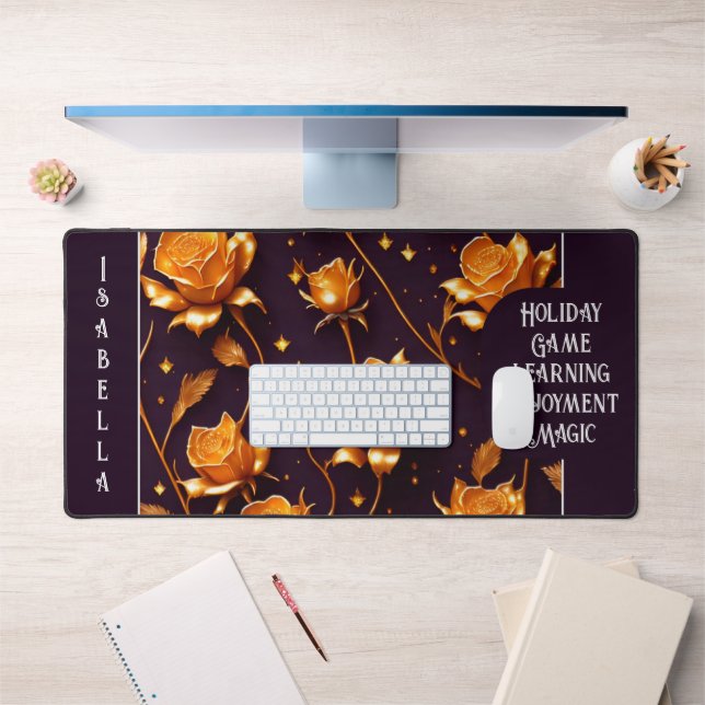 Collection de Roses de luxe Gold Boho tendance (Bureau 1)