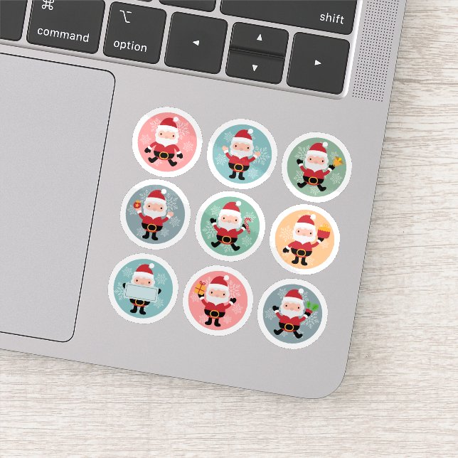 Collection de stickers Noël Père Noël (Détail)