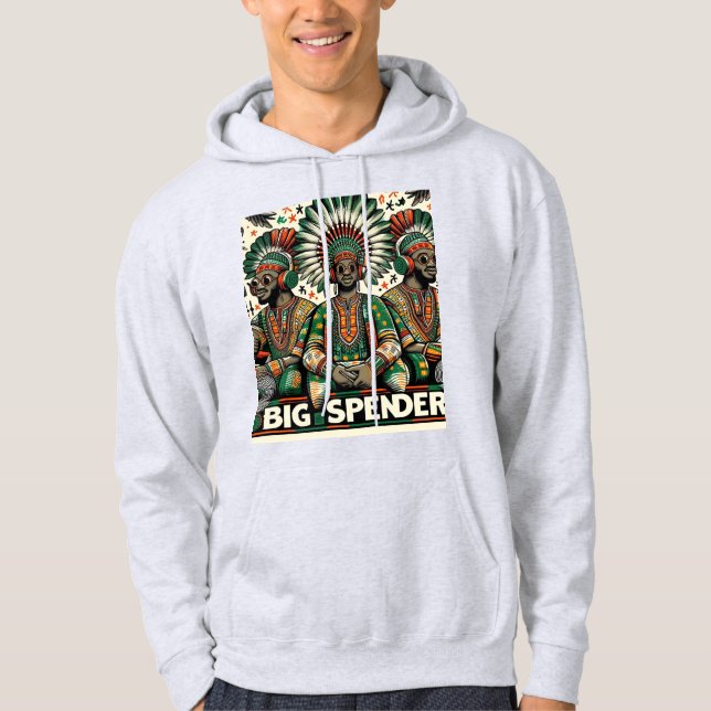 Collection de Sweat - shirts à capuche White 'Big  (Devant)