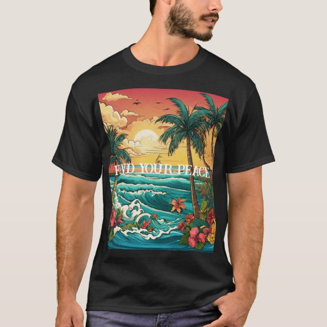Collection de T-shirts Tropical Bliss (Devant)