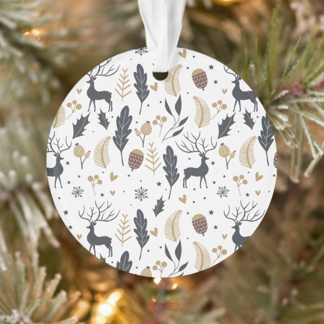Collection de voeux de Noël pour les cerfs et les  (Arbre)