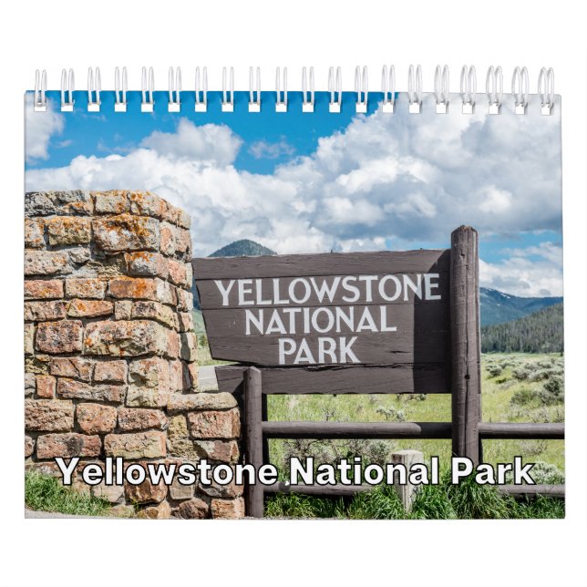 Collection du parc national Yellowstone Calendrier (Protection)