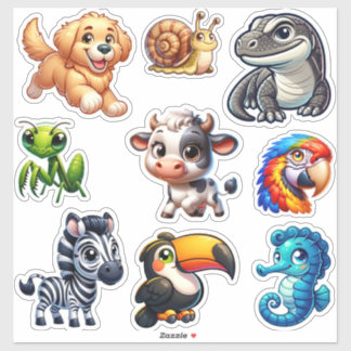 Collection Enchanted Wildlife Wonderland Stickers