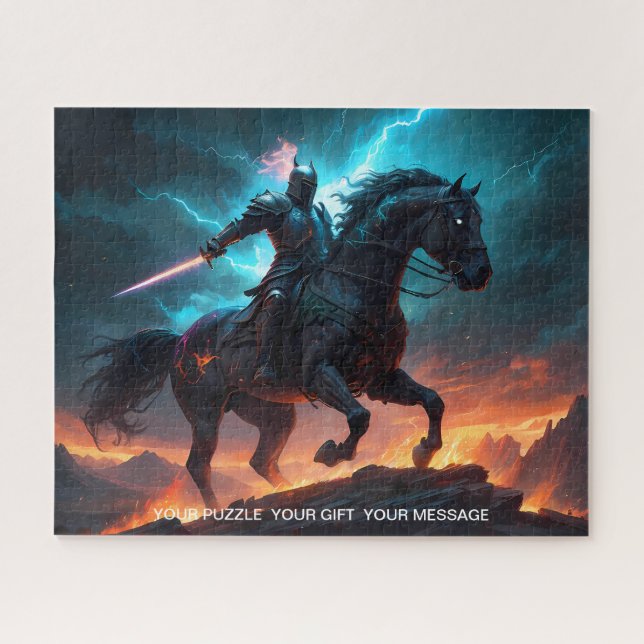 Collection Epic Dark Knight & Stallion Art Puzzle (Horizontal)