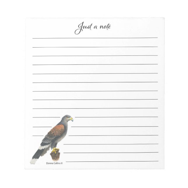 Collection Falcon Note Pad (Front)