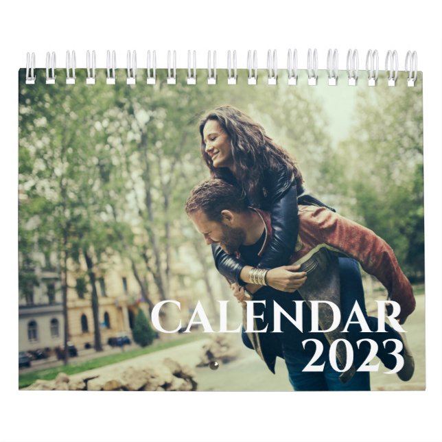 Collection Famille Simple Moderne Photo Calendrier (Protection)