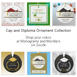 Graduation Cap Ornaments