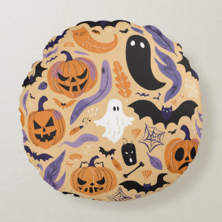 Collection Halloween - Spoup - Coussin rond