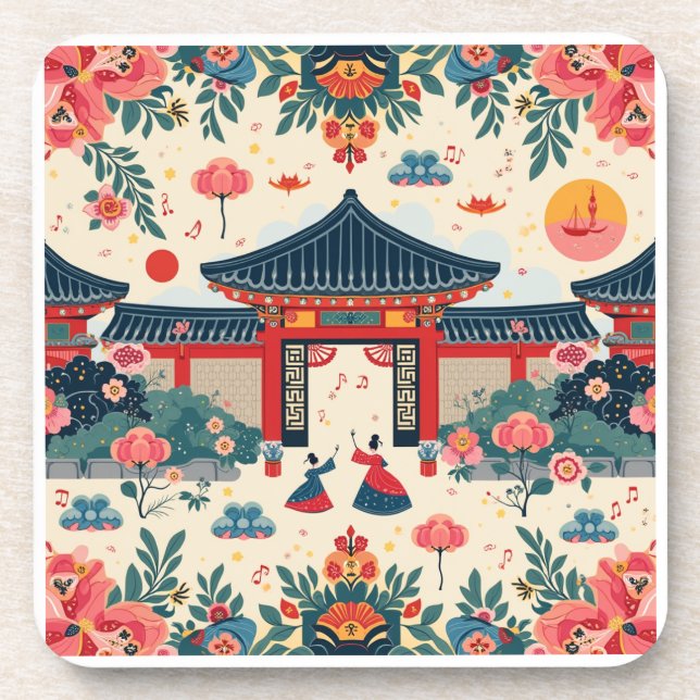 Collection Hallyu Dreams No1. Dessous de verre en  (Devant)