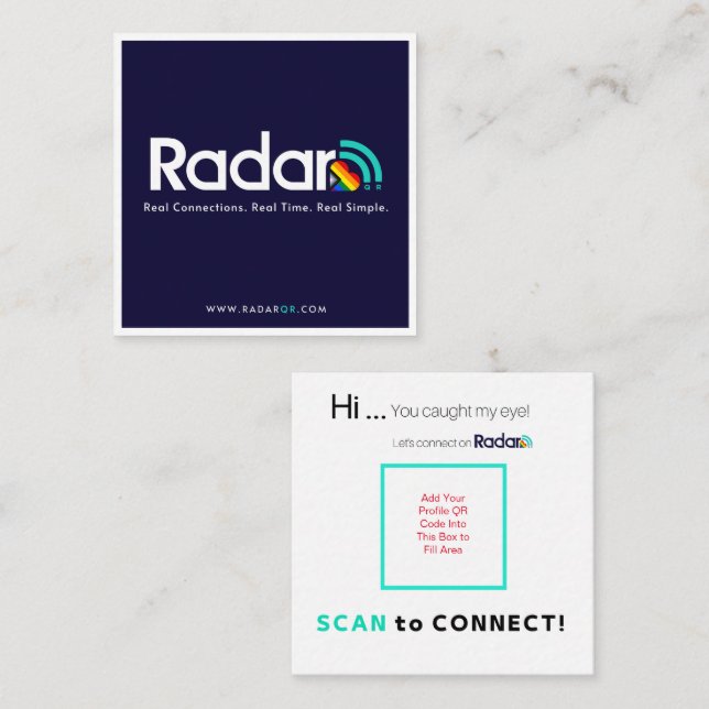 Collection LGBTQIA+ - Cartes QR (Devant / Derrière)