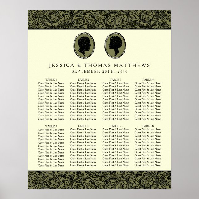 Collection Mariage Silhouette Art Déco (Devant)